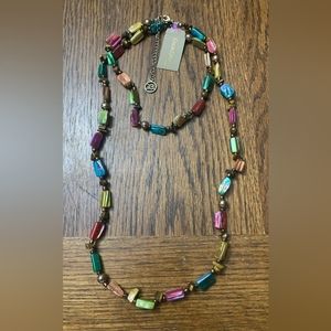 ❤️‍🔥 - New With Tags Erica Lyons Colorful Glass Bead Necklace